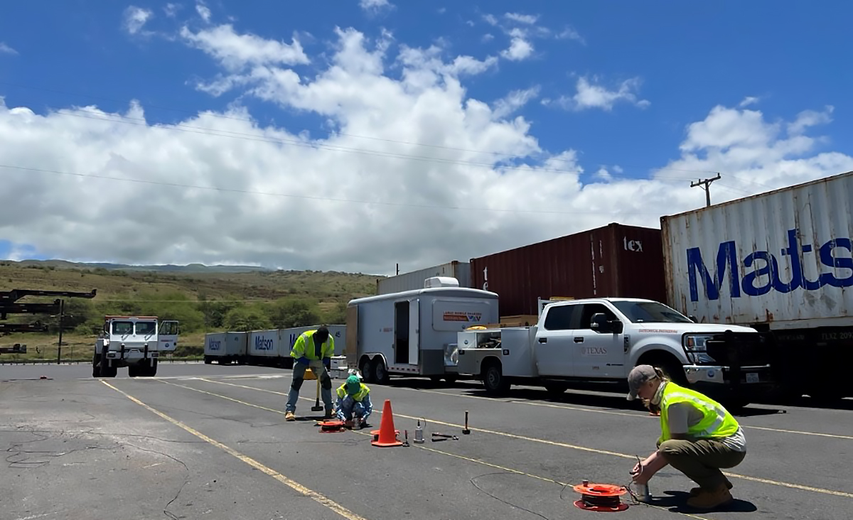 NHERI at UTexas REUs conduct research on the Big Island