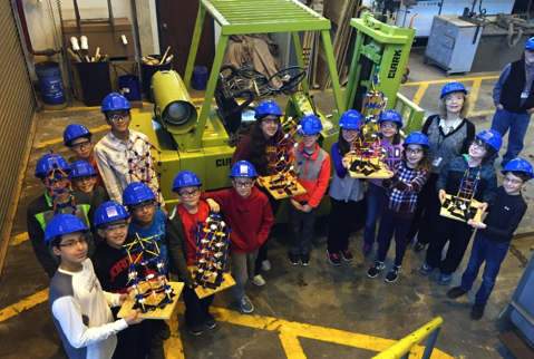 6th grade students explore the Lehigh facility