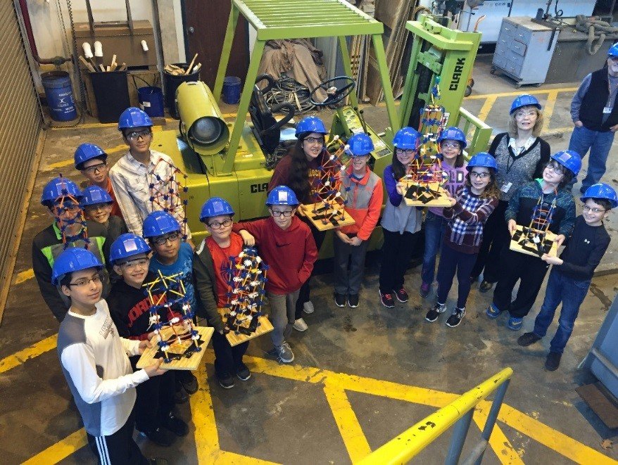 6th grade students explore the Lehigh facility