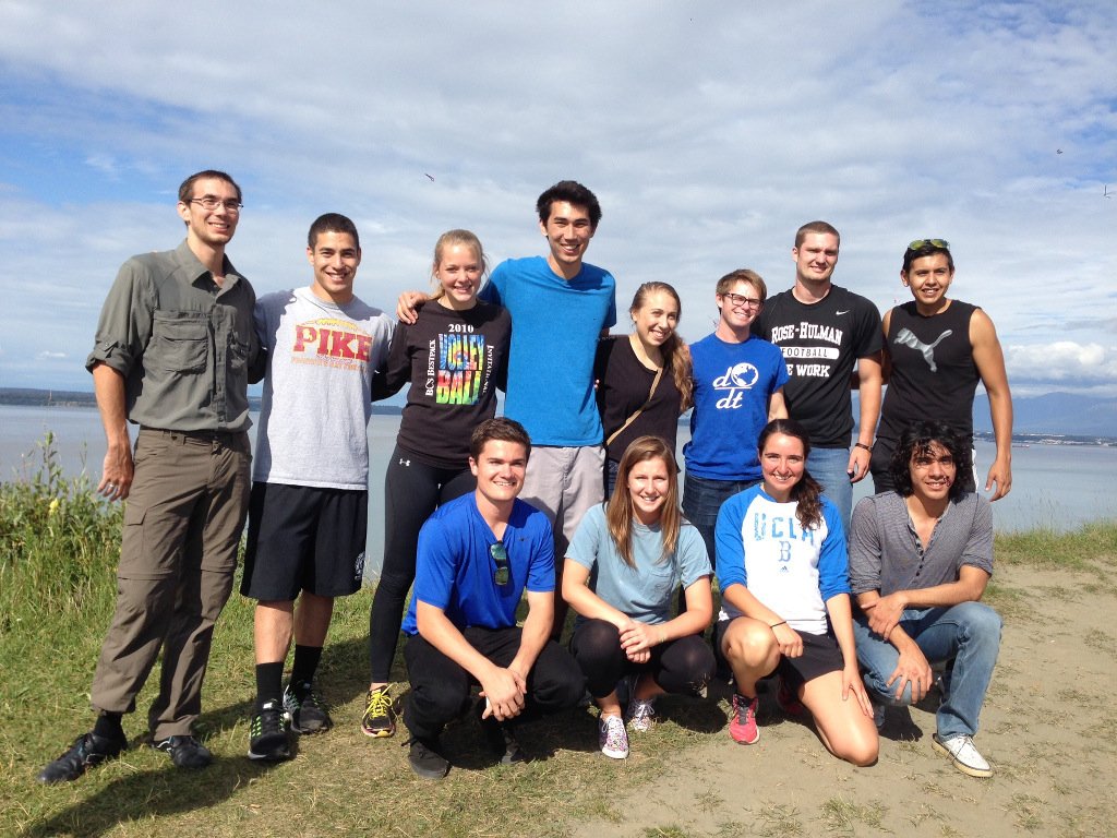 Engineering undergraduates at the 2014 10NCEE conference in Anchorage, Alaska